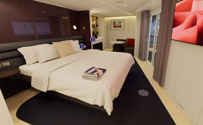 Sea Terrace Room on Virgin Voyages