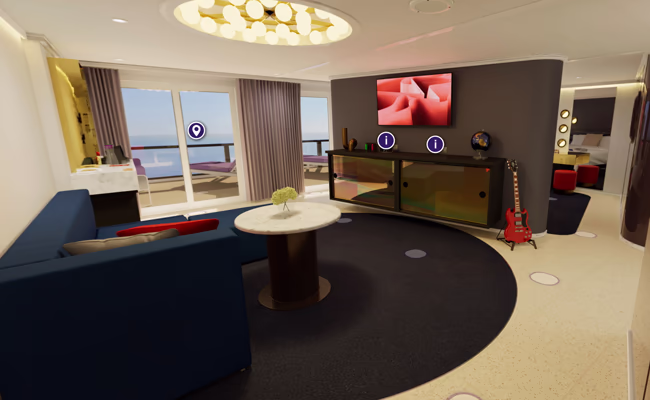 Sea Terrace Room on Virgin Voyages
