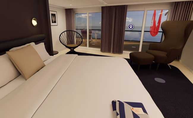 Sea Terrace Room on Virgin Voyages