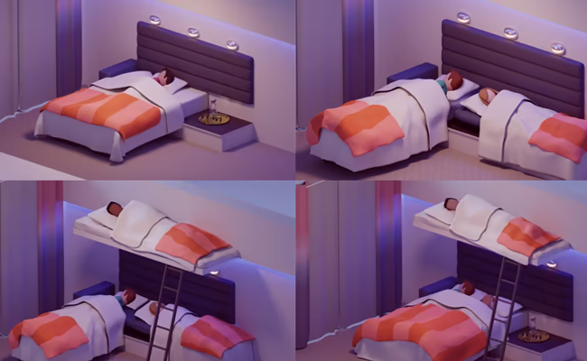 Sea Terrace Room on Virgin Voyages