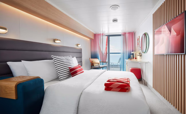 Sea Terrace Room on Virgin Voyages