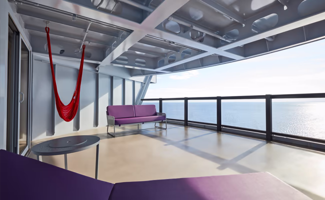 Sea Terrace Room on Virgin Voyages
