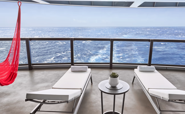 Sea Terrace Room on Virgin Voyages