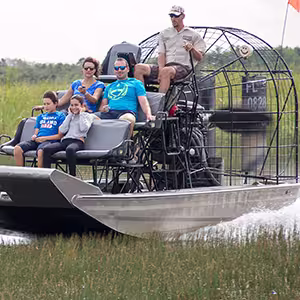 Airboat in the Florida Everglads