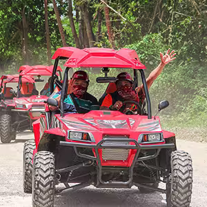 A side-by-side ATV in Dominican Republic
