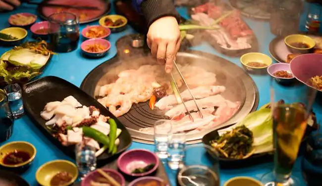 A Meal at Gunbae onboard a Virgin Voyages ship
