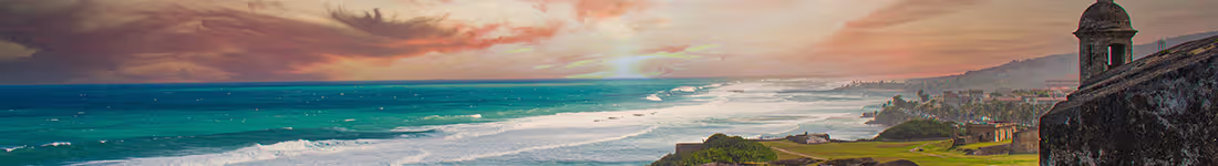 A view of Puerto Rico shoreline