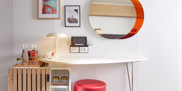 Glam Station in a Sea Terrace Room