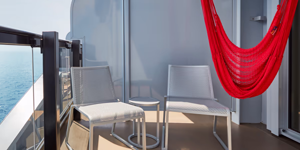 Standard balcony with hammock