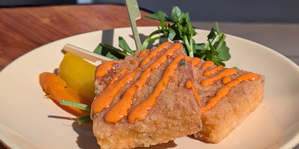Seaside snack on Virgin Voyages